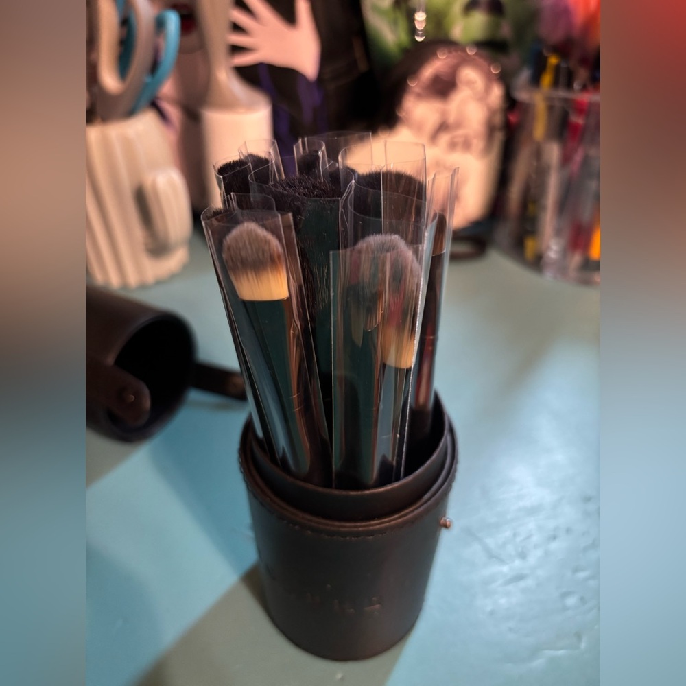 Morphe Leather Brush Case and Brushes